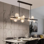 Alvin – Modern LED Pendant Light with Metal and Glass Design for Dining Tables and Bars Kozyled.com
