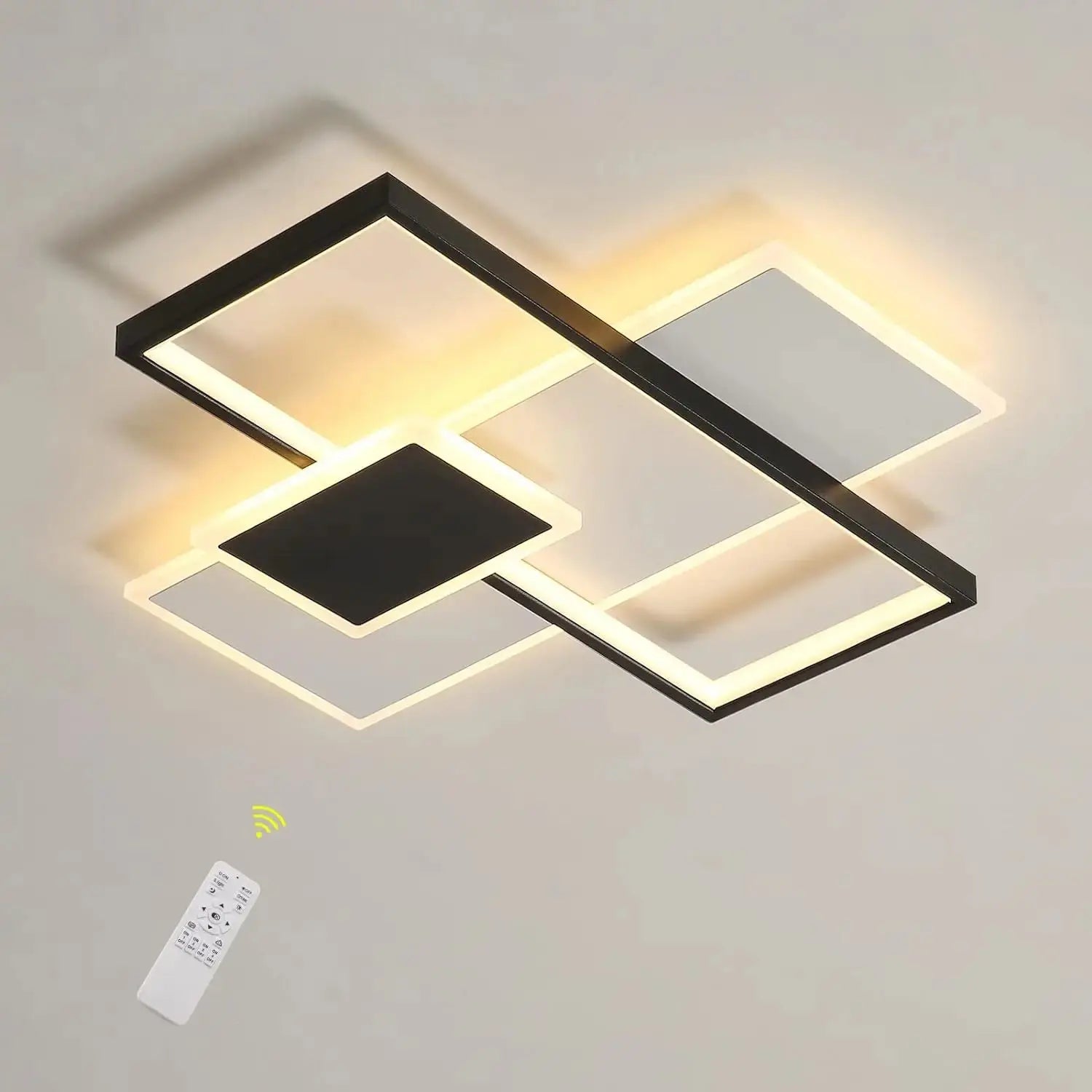Vynric – Modern Square Design Dimmable LED Ceiling Lamp Lampasa.com