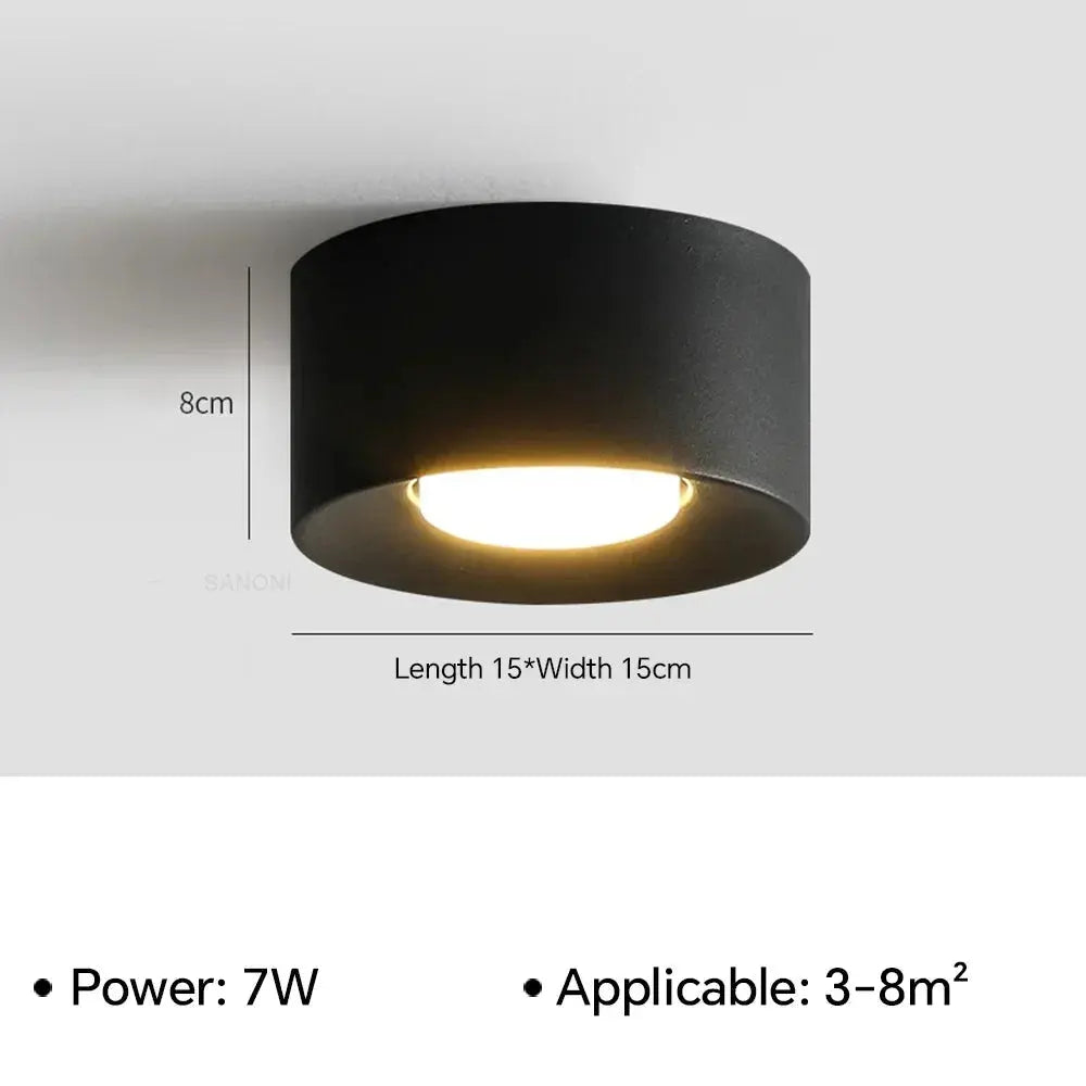 Mare – Modern LED Ceiling Lamp with Adjustable Spotlights for Focused Lighting Kozyled