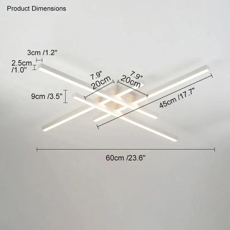Fenro - Creative LED Strip Dimmable Ceiling Lamp Lampasa.com