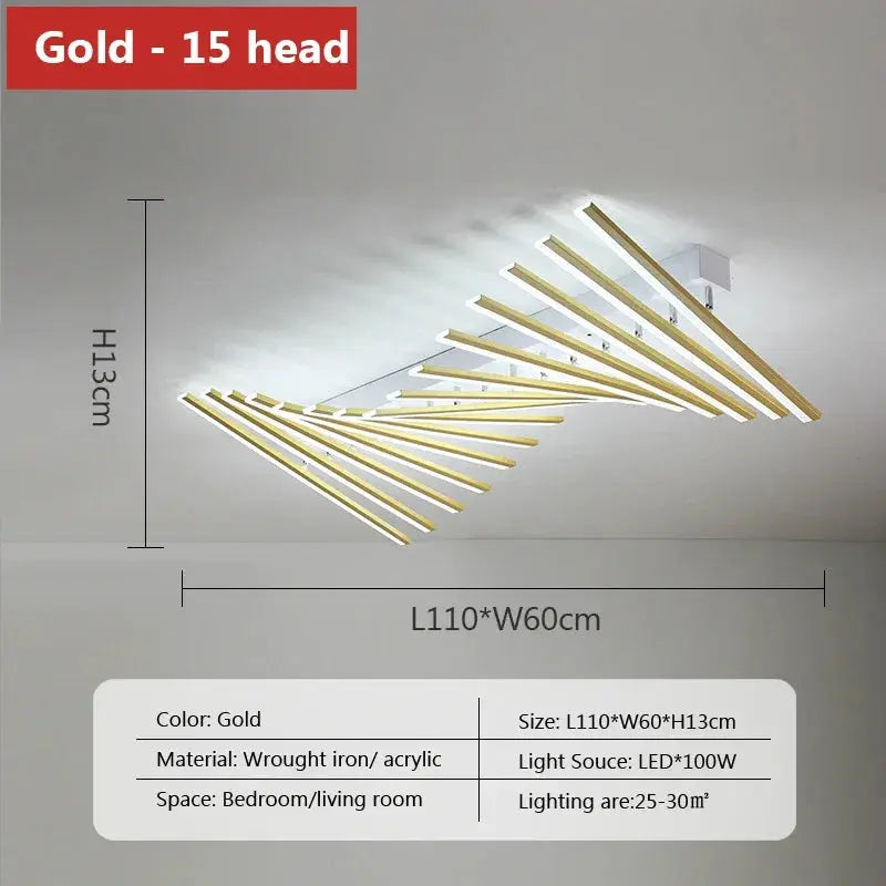 Lumara – Modern Flexible Dimmable LED Ceiling Chandelier Lampasa.com