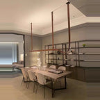 Verdandi – Minimalist Dimmable LED Pendant Light with Leather Belt Design for Dining Tables and Bars Kozyled.com