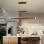 Kaelen – Modern Scandinavian Aluminum Dimmable LED Dining Table/ bar lamp Lampasa.com