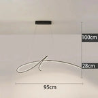 Nissa - Modern Dining Table Dimmable LED Pendant Lamp Lampasa.com