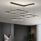 Zerel – Scandinavian Elegant Modern Square Dimmable LED Pendant Lamp Lampasa.com