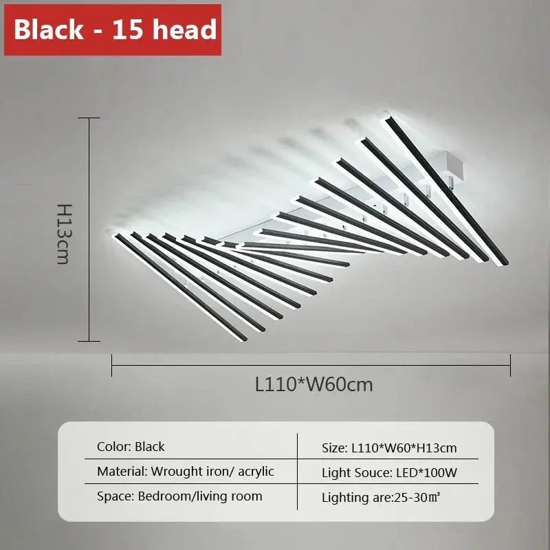 Lumara – Modern Flexible Dimmable LED Ceiling Chandelier Lampasa.com