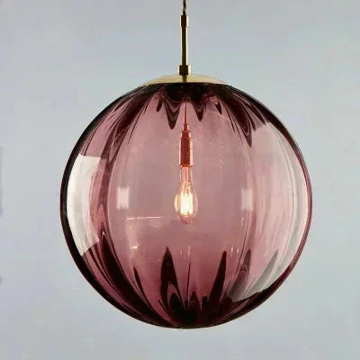 Modern Colorful LED Glass Ball Pendant Lamp – Roma Lampasa.com