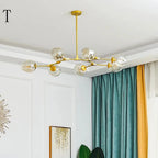 Stellan – Scandinavian Glass Ball LED Ceiling Lamp Lampasa.com