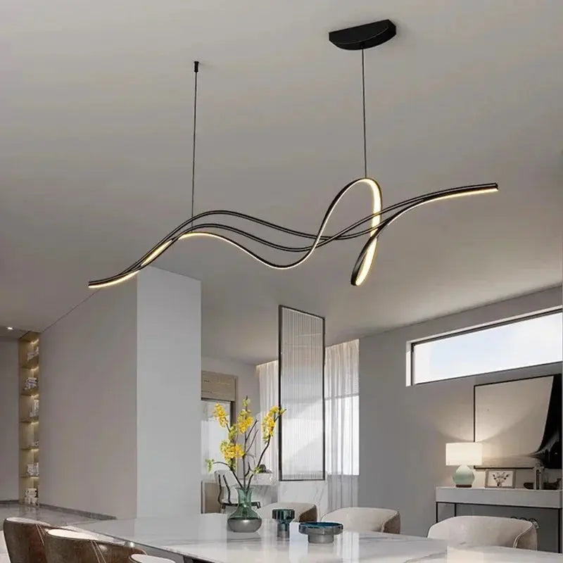 Arne – Modern Futuristic Dimmable LED Pendant Light for Dining Tables and Bars Kozyled.com