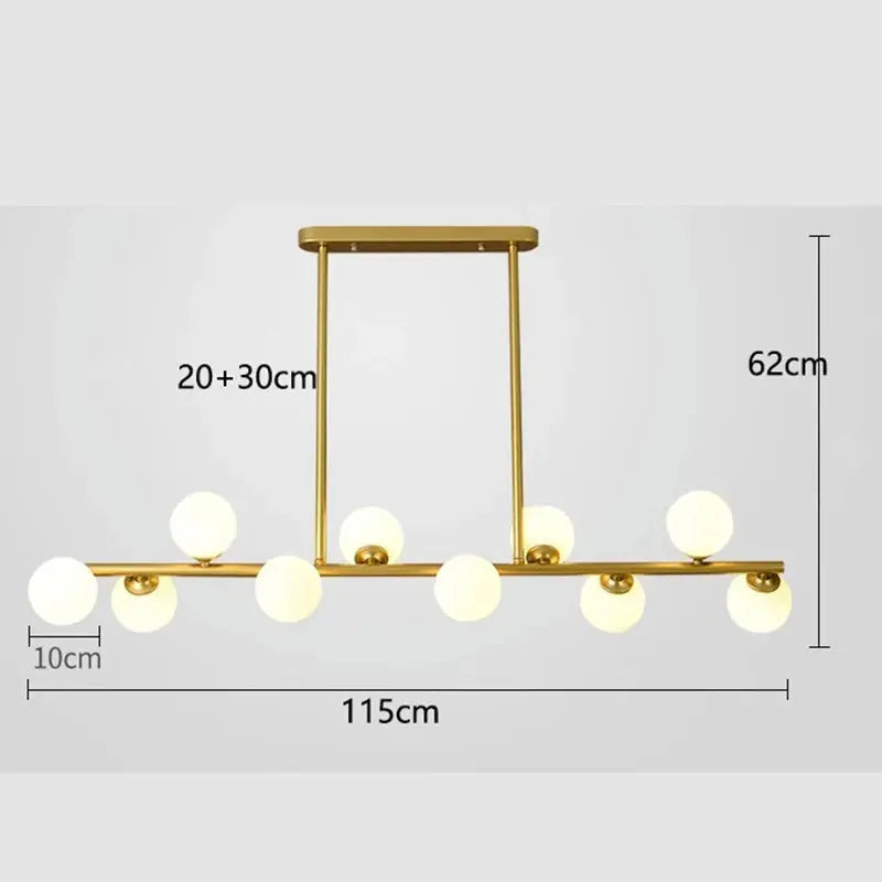 Meya – Nordic Dimmable LED Pendant Light for Dining Tables and Bars Kozyled.com