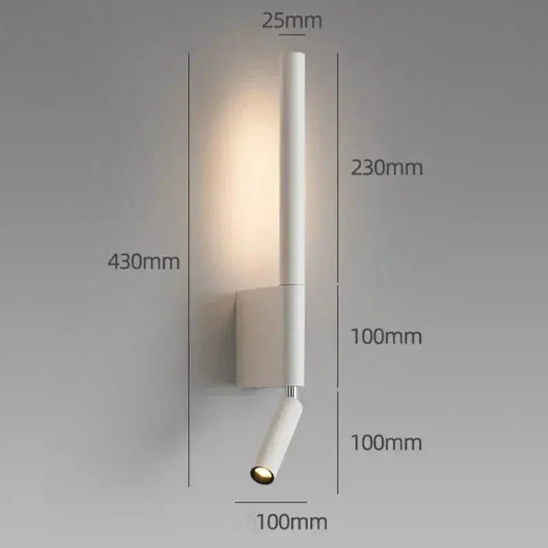 Hedda – Modern Bedside LED Spot Wall Lamp for Focused, Stylish Lighting Kozyled