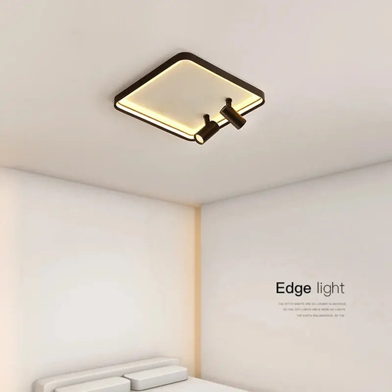 Sigrid – Nordic Minimalist LED Ceiling Lamp with Adjustable Spotlight for Modern Spaces Kozyled