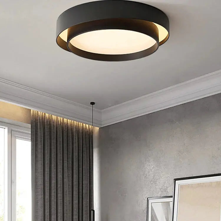 Ozzie – Round Dimmable LED Art Ceiling Lamp for Contemporary Spaces Kozyled