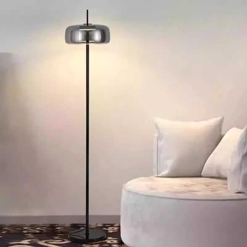 Ivara – Modern Dimmable LED Glass Floor Lamp Lampasa.com