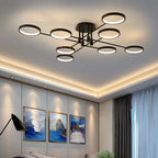Modern Multi Ring Dimmable LED ceiling light – Soletta