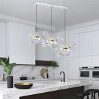 Edzard – Unique Glass Bubble Dimmable LED Pendant Light for Modern Interiors Kozyled.com