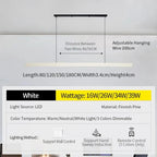 Einar – Dimmable Smart LED Pendant Light with Wooden Design and Sweep Sensor (Black & White Edition) Kozyled.com