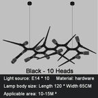 Thorsten – Modern Antler-Style Dimmable LED Pendant Kozyled.com