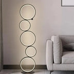 Orion - Modern Circle Design Dimmable Arc Floor Lamp Lampasa.com