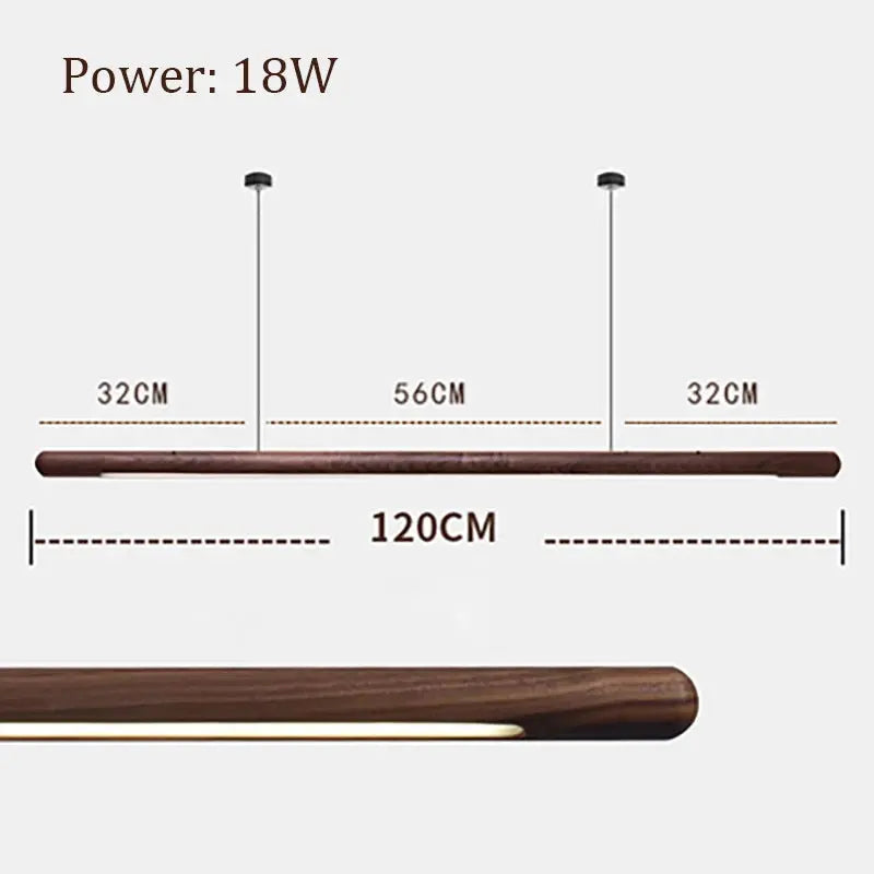 Nanne – Walnut Wooden Dining and Bar LED Pendant Lamp for Warm, Stylish Spaces Kozyled