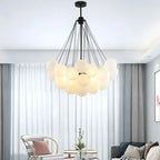 Bravik – Scandinavian Frosted Bubble Glass LED Pendant Lamp Lampasa.com
