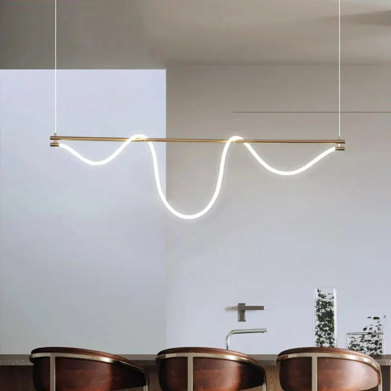 Kael – Modern Creative Linear LED Dimmable Pendant Lamp Lampasa.com