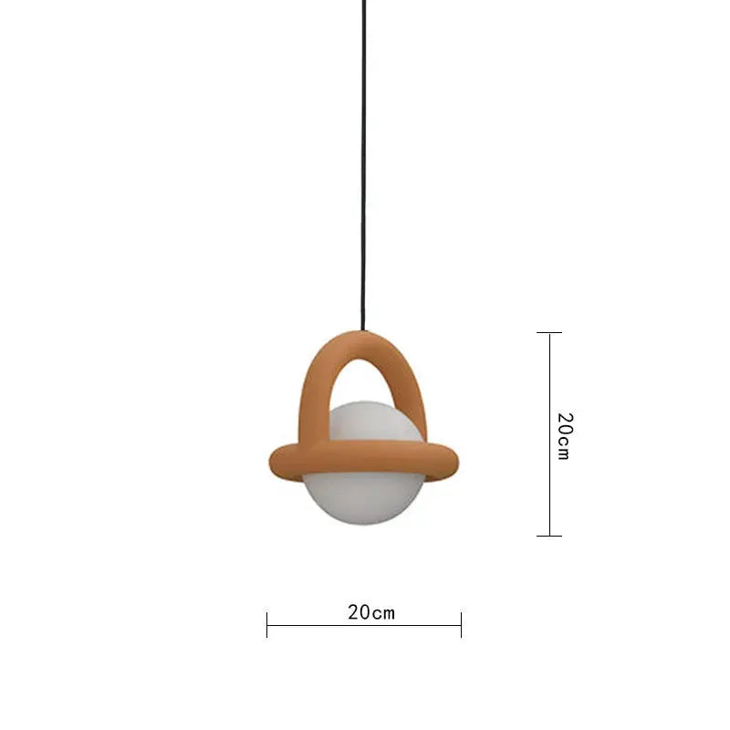 Henry – Modern LED Pendant Light with Acrylic Ball Design Lampasa.com