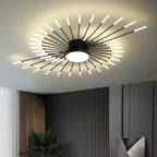 Arlo – Modern Scandinavian Fan-Shape Dimmable LED Ceiling Lamp Lampasa.com