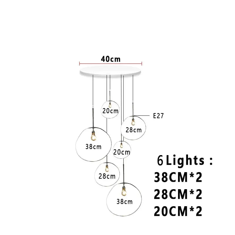 Elna – Modern Lava-Inspired Nordic LED PVC Ball Pendant Lamp for Bold, Stylish Lighting Kozyled