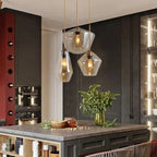 Orya – Artistic Modern Amber Glass LED Pendant Lamp Lampasa.com