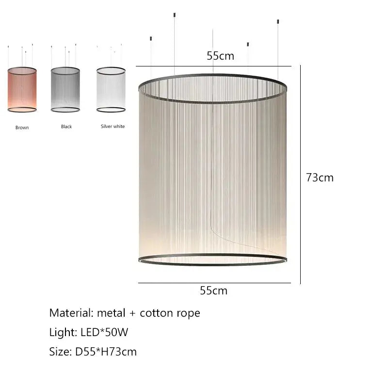 Elsa – Elegant Spanish Art Tassel LED Lamp for Sophisticated Decor Kozyled