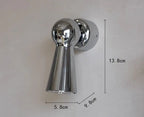 Randel – Chrome Metal LED Wall Light with Sleek Modern Design Lampasa.com