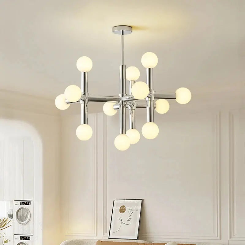 Astor – Nordic LED Ceiling Light with Elegant Glass Ball Design Kozyled.com