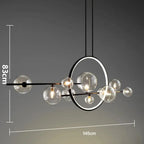 Nenna – Modern LED Pendant Light with Metal and Glass Design for Dining Tables and Bars Kozyled.com