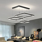 Zerel – Scandinavian Elegant Modern Square Dimmable LED Pendant Lamp Lampasa.com