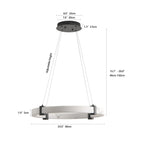 Hjalmar – LED Pendant Light with Elegant Marble Look Finish Lampasa.com