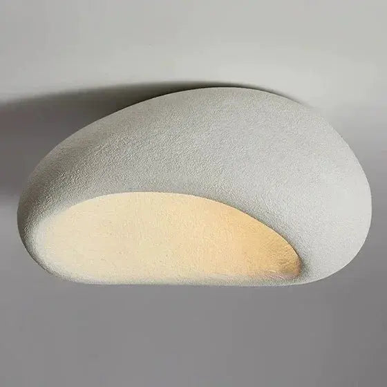 Miki – Japanese Wabi-Sabi LED Ceiling Lamp for Natural, Minimalist Spaces Kozyled