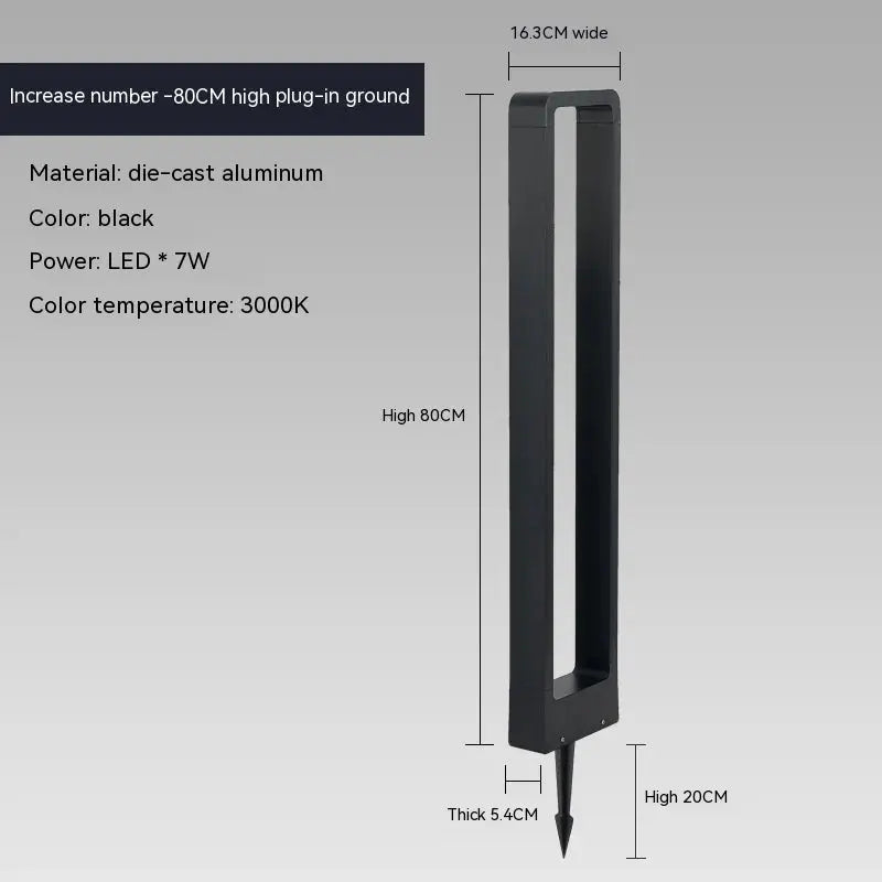 Modern Arch-Shaped IP65 Outdoor LED Floor Lamp for Stylish, Durable Lighting Kozyled