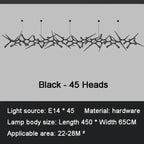 Thorsten – Modern Antler-Style Dimmable LED Pendant Kozyled.com