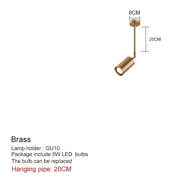 Lirian – Scandinavian adjustable Head LED Pendant Spotlight Lampasa.com