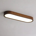 Ivar – Elegant Walnut Color Dimmable LED Ceiling Lamp Lampasa.com