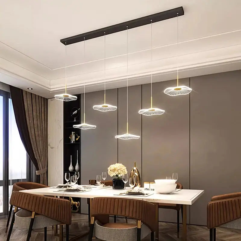 Nyelle – Modern Dimmable LED Dining Table lamp/ Bar Lamp With Spotlights Lampasa.com