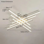 Fenro - Creative LED Strip Dimmable Ceiling Lamp Lampasa.com