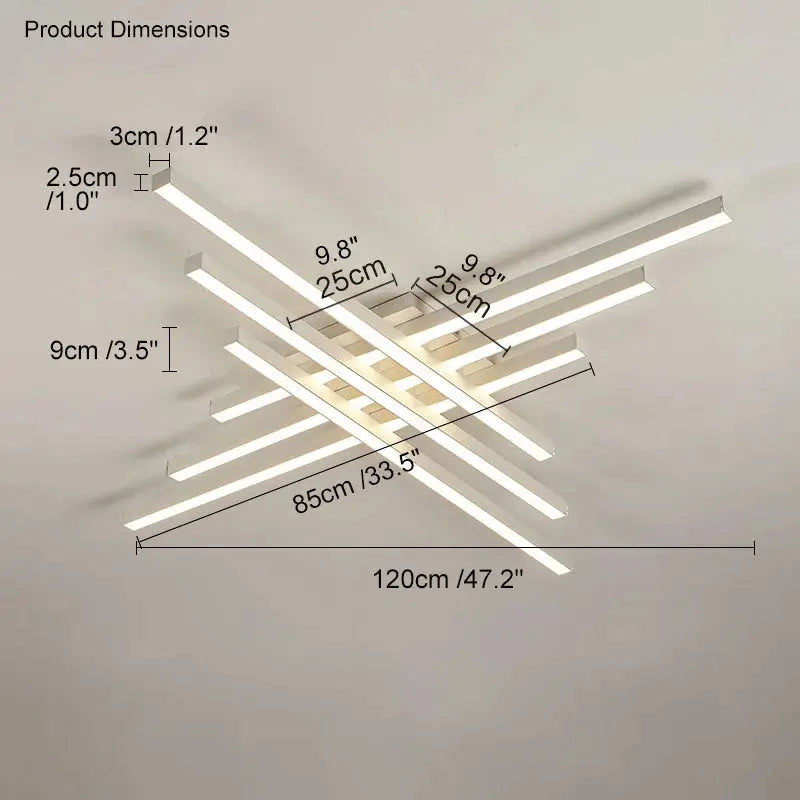 Fenro - Creative LED Strip Dimmable Ceiling Lamp Lampasa.com