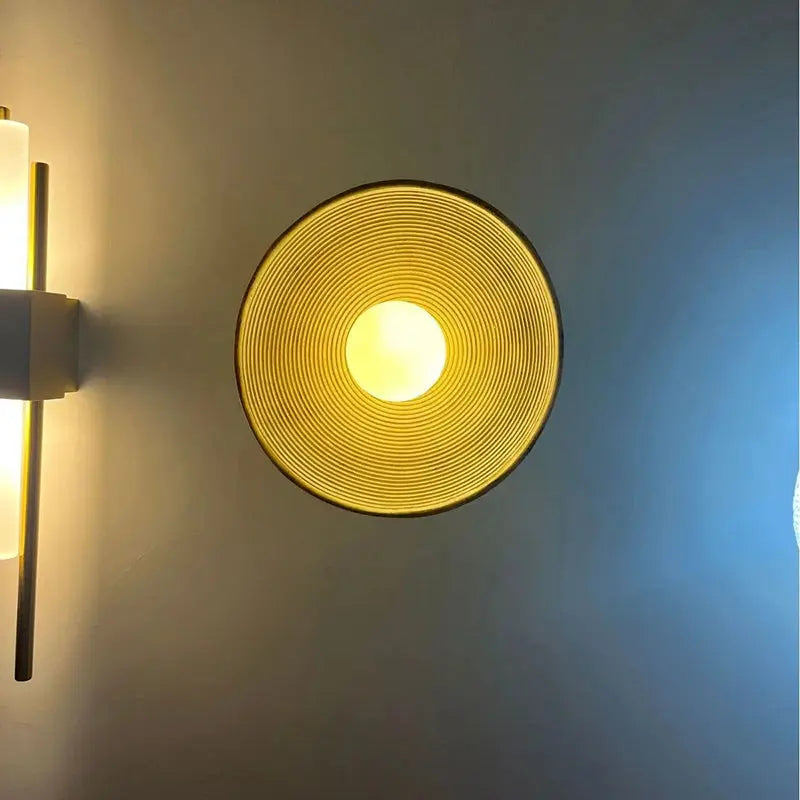 Elton – Round Retro LED Wall Light Lampasa.com