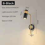 Selvien – Nordic Adjustable LED Bedside Reading Wall Lamp Lampasa.com