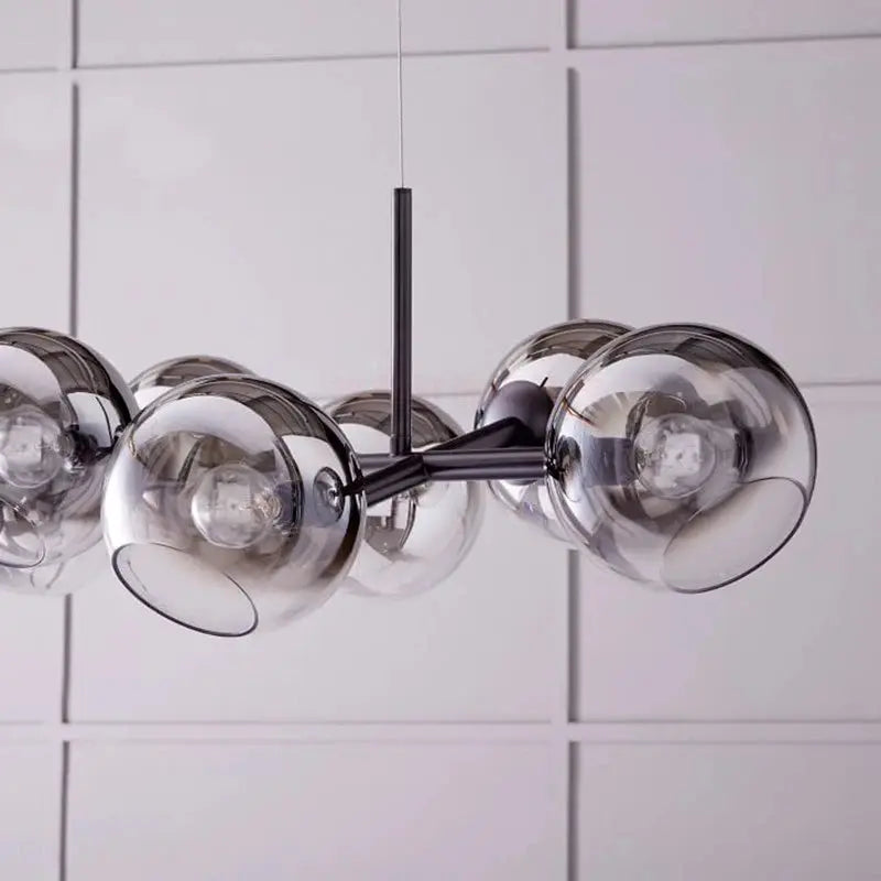 Hanna – Modern Dimmable LED Pendant Light with Glass Ball Design for Dining Tables and Bars Kozyled.com