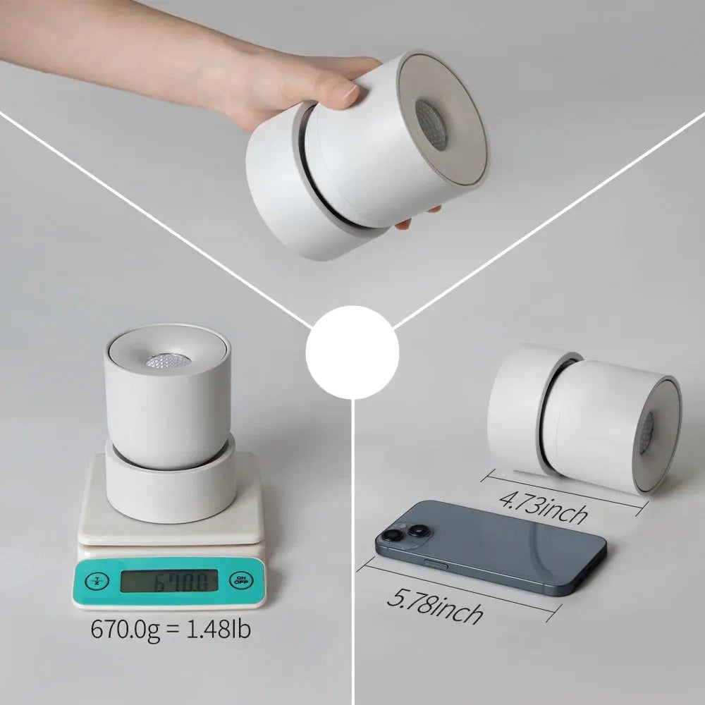 Dimmable 360° rotatable LED spotlight - Lysa Lampasa.com