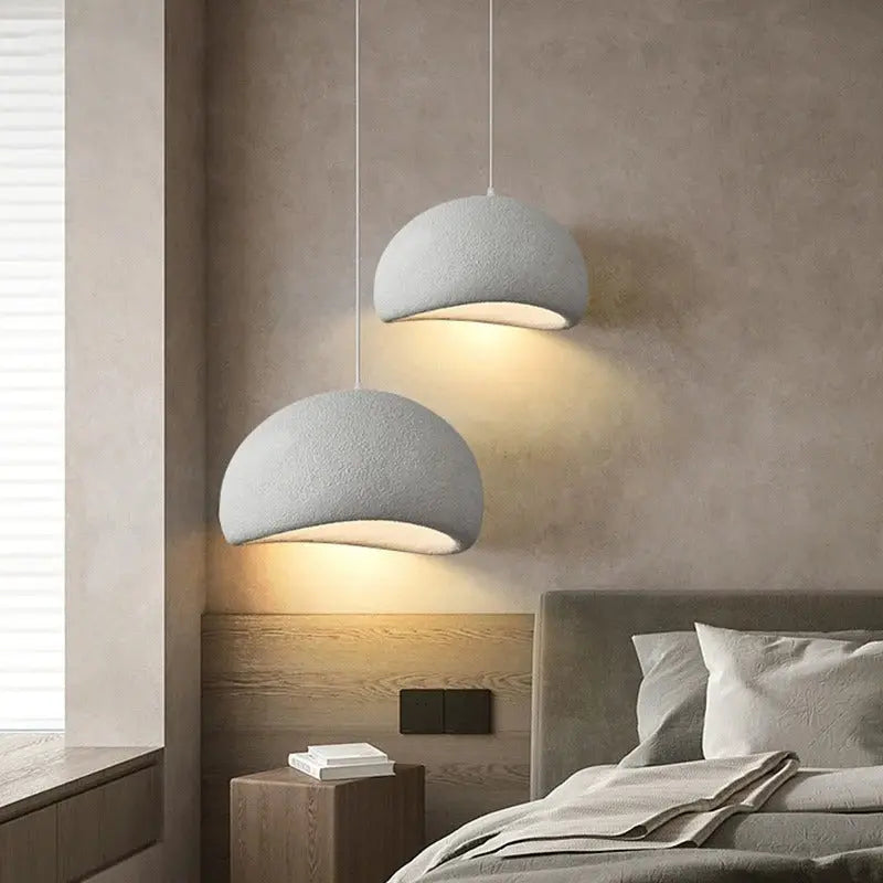 Mieko – Handmade Japanese Wabi-Sabi Pendant Lamp for Natural, Minimalist Decor Kozyled