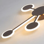 Rorik - Modern Creative Design Coffee Color Dimmable LED Ceiling Lamp Lampasa.com
